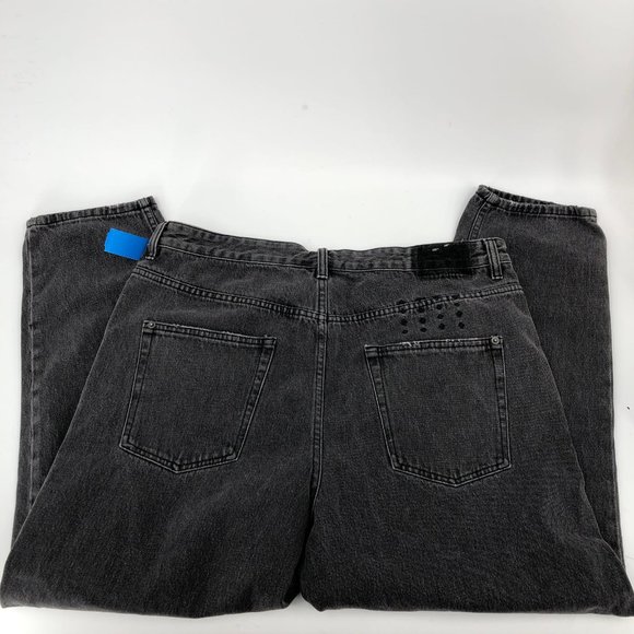 Ksubi Black Wide-Leg High Rise Jeans | Made in China - Picture 3 of 7